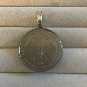 Estate jewelry, coin pendant